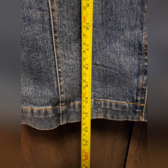 Tommy Hilfiger Denim Jean Jacket Boho Denim Trench vintage size s Rare Find y2k - Picture 15 of 16